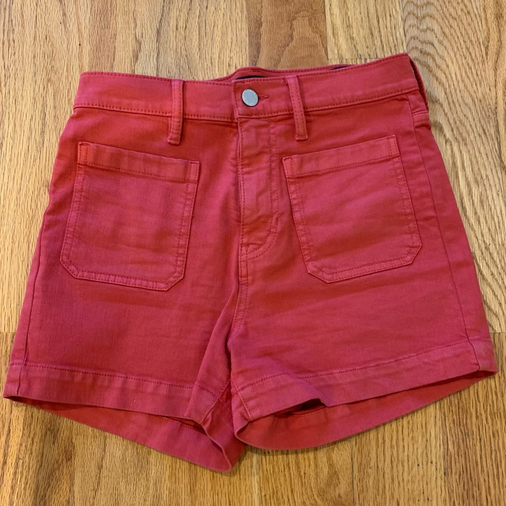 Banana Republic Red Jean Shorts - Size 0